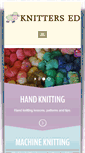Mobile Screenshot of knittersedge.com