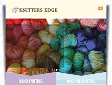 Tablet Screenshot of knittersedge.com